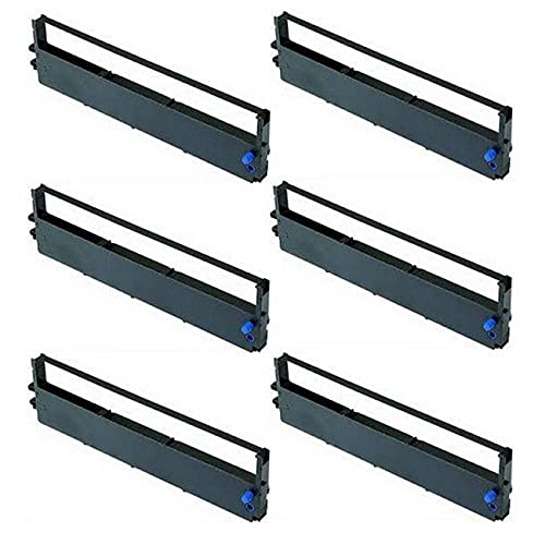 SuppliesMAX Compatible Replacement for IBM Proprinter 4201/4721/4722/4732/II/III Black Printer Ribbons (6/PK) (6328829)
