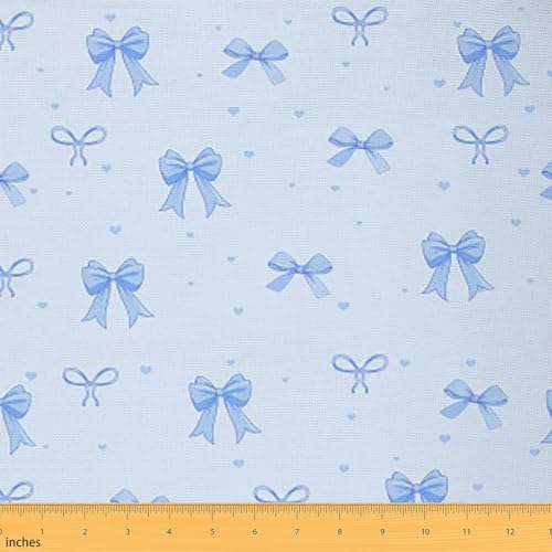 Tissu bleu de qualité supérieure à motif d'amour 460cm