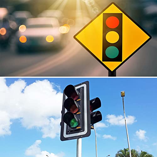 Feu de signalisation Rouge Jaune Vert avec boîtier PC résistant 200mm - 6