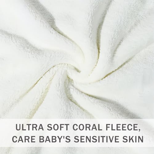 Image of Baby Hooded Towels,31 x 31 in Baby Washcloths, Infant Super Soft Baby Bath Towels with Hood for Toddlers1-3,Highly Absorbent Viscose Hooded Towel for Boys, Girls, Newborn Essentials