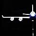 24-Hours Boeing 747 Alloy Metal Airplane Models Die-cast 1:400
