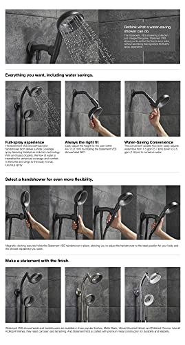 Kohler 21026-CP kit regadera mano función simple cromo miniatura 4