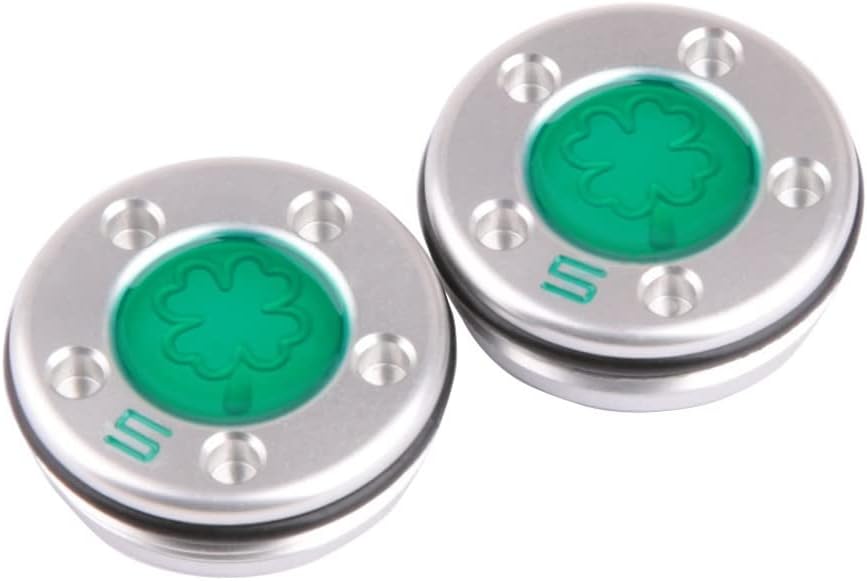 NA 2pcs Green Clover Golf Custom Weights for Titleist Scotty Cameron Newport Studio California Putters (2x5g)