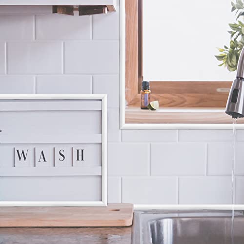 Art3Dwallpanels A17WP983WT 10 Ft White Peel And Stick Trim For Backsplash Tile Edge thumb #3
