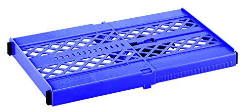 LockerMate Adjust-A-Shelf Spindregal, einfach zu bedienen, ausziehbar, um Ihren Spind zu passen, blau