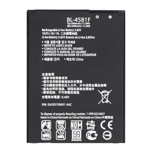 BL-45B1F Battery Replacement for LG Stylo 2, LG V10, LG Stylo 2 Plus, LG H900 H901 VS835 VS990 LS992 H961N H960A LS775 MS550 K550 LTE L81AL L82VL