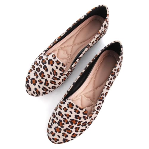 Image of SAILING LU Women Round Toe Comfortable Ballet Flats | Shoes for Women, Dressy, Slip-ons, Loafers