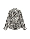 Vero Moda, Chemise adulte, coupe normale, imprimé intégral, poignets avec bouton, boutonnière, col de chemise, manches ballon, manches longues