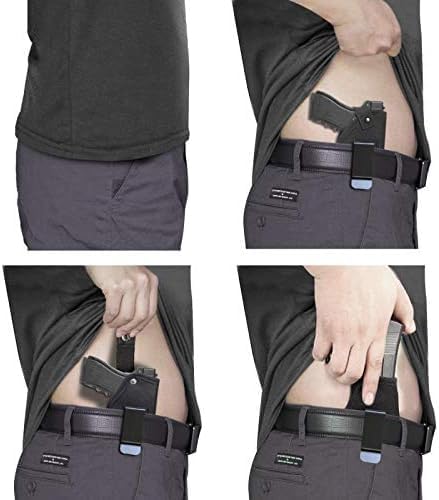 Holster,Bein Holster Pistole,Taktisches Pistolenholster 2er Pack Gürtelholster Waffenholster Taktisches Pistolenholster für Rechts und Linkshänder Concealed Carry mit Metallclip