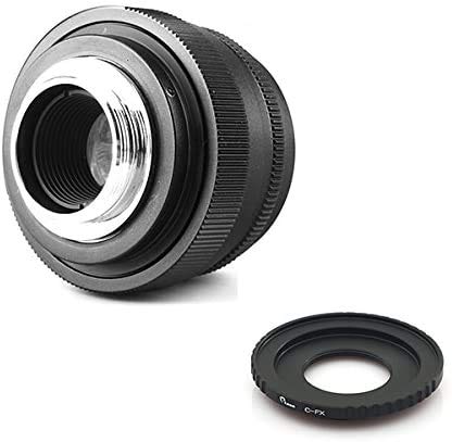 Pixco Mini 35mm F1.6 APS-C Television TV Lens/CCTV Lens for for Olympus Panasonic Micro 4/3 Camera + 16mm C Mount Adapter for FujiFilM Fuji Film X-Pro 1 X-E1 X-M1 FX Camera