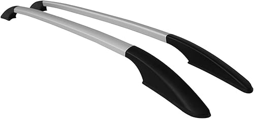 OMAC Barras laterales de techo de aluminio para Ford Ranger 2019-2023 gris 2 piezas