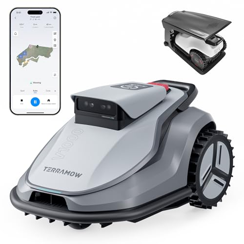 V1000 Robot Lawn Mower for Large or Complex Gardens - Wire-Free...