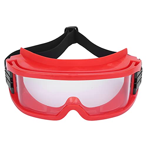Cyrank Safety Goggles, Scratch Resistant Antiflaming Fireproof Heat Protective Safety Glasses Full Sealing Lab Goggles