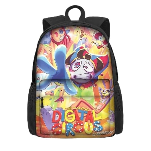 Sac à dos Anime 30x15x42cm grande capacité avec porte-clés pour garçon et fille