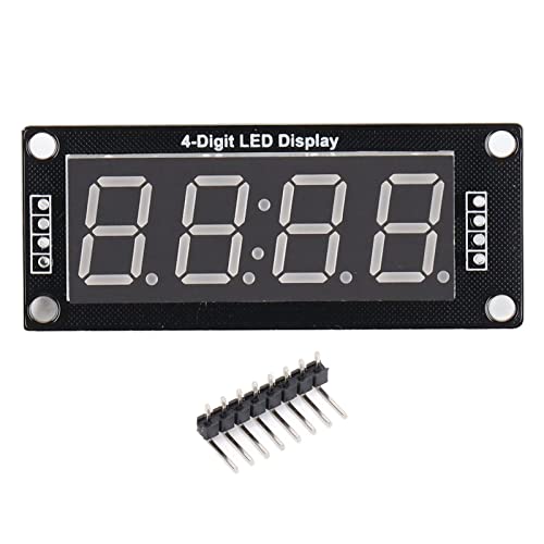 TANIQIACA 0.56in LED Display Module 4 Digit 7 Segment Digital Tube Clock Module with Pin Header 5V