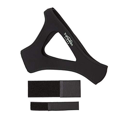 Sleep Mask Chin Strap - Women/Men Sleeping Snoring Solution - Head Bands Anti