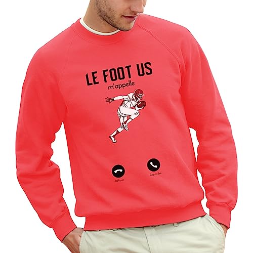 Sweatshirt Homme Football Américain sport loisir confortable