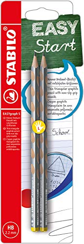 Lápiz Grafito STABILO EASYgraph S Metallic HB 2 pcs miniatura 1