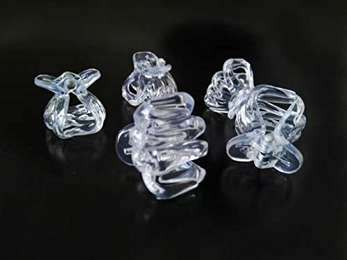 Dofash 12 piezas clip para el cabello de 2 cm en plástico transparente - Juego de pinzas de garra para mujeres y niñas miniatura 3