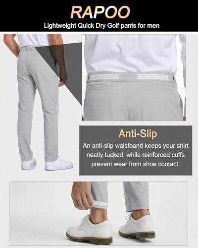 Rapoo Elastic Waist Golf Pants