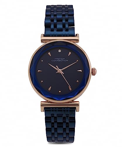 French Connection Spring-Summer 2023 Analog Blue Dial Womens Watch-FCN00086B (B0C6GX7JMB) Amazon Price History, Amazon Price Tracker