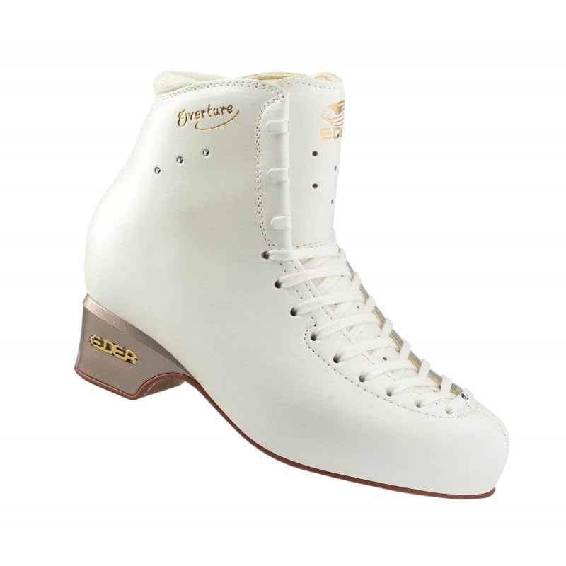 Edea Patins à glace Overture avec patins rotatifs Ivoire Largeur C 220