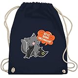 Cooler Rucksack für Erwachsene und Kinder: Mit lustigen Motiven besonders praktisch als Geschenkidee für den Geburtstag, Weihnachten oder das nächste Festival