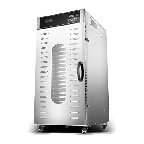 Commercial Food Dehydrator 20 Trays Stainless Steel Fruit Dryer Machine Cover