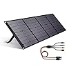 HQST 100W Portable Solar Panel for Power Station and USB Devices, Foldable Solar Panel Charger Waterproof IP65 Outdoor Camping RV Travel,Compatible with Jackery/Goal Zero/Bluetti/Anker Solar Generator
