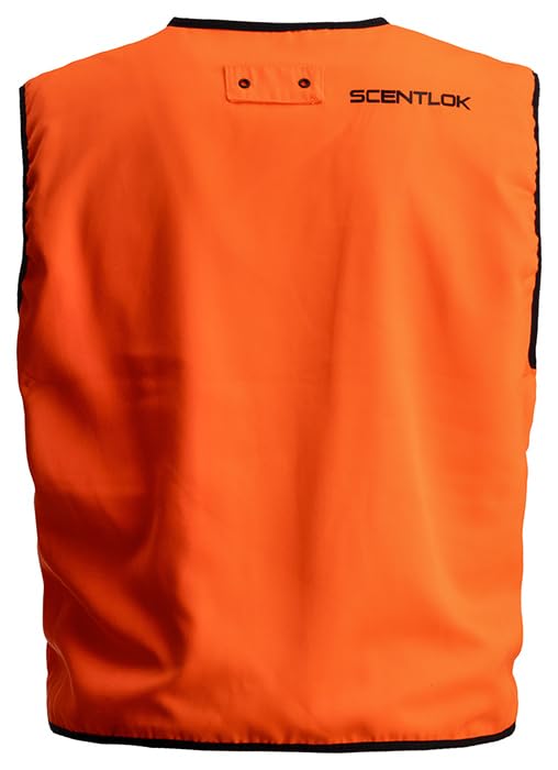 ScentLok Blaze Orange Hunting Vest with Carbon Alloy Technology and Fleece Lining2