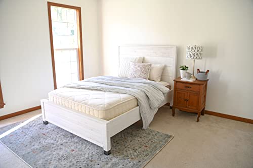 Naturepedic Serenade Organic Mattress - Cushion Firm Queen Hybrid Mattress with Encased Coils for Comfort and Pressure Relieving Natural Latex - Naturally Cooling & Breathable - Image 7