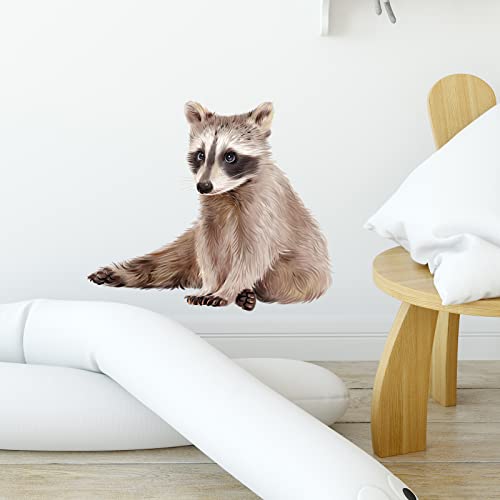 Vinilo Decorativo Raccoon Adhesivo Removible Impermeable