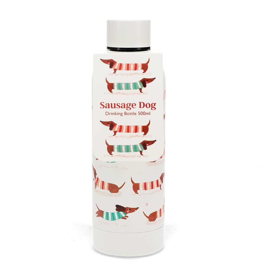 Rex London Sausage Dog Stainless Steel Bottle 500Ml