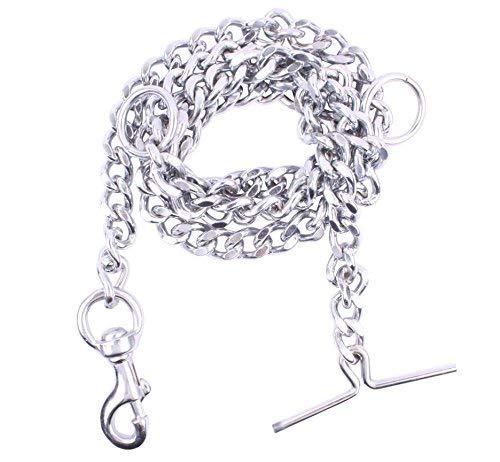 PSK Super Heavy Weight Dog Leash Diamond Cut Heavy Duty Dog Chain with Brass Hook for Large Dogs (XX Large-Size) (L: 63 Inches Thickness: 2cm) (B082SDRF3M) Amazon Price History, Amazon Price Tracker