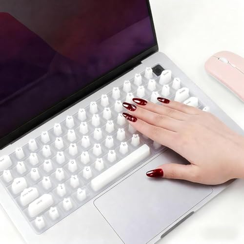 Calcomanías de teclado para MacBook Air 13.6 y 15, fundas protectoras especiales para nail art.