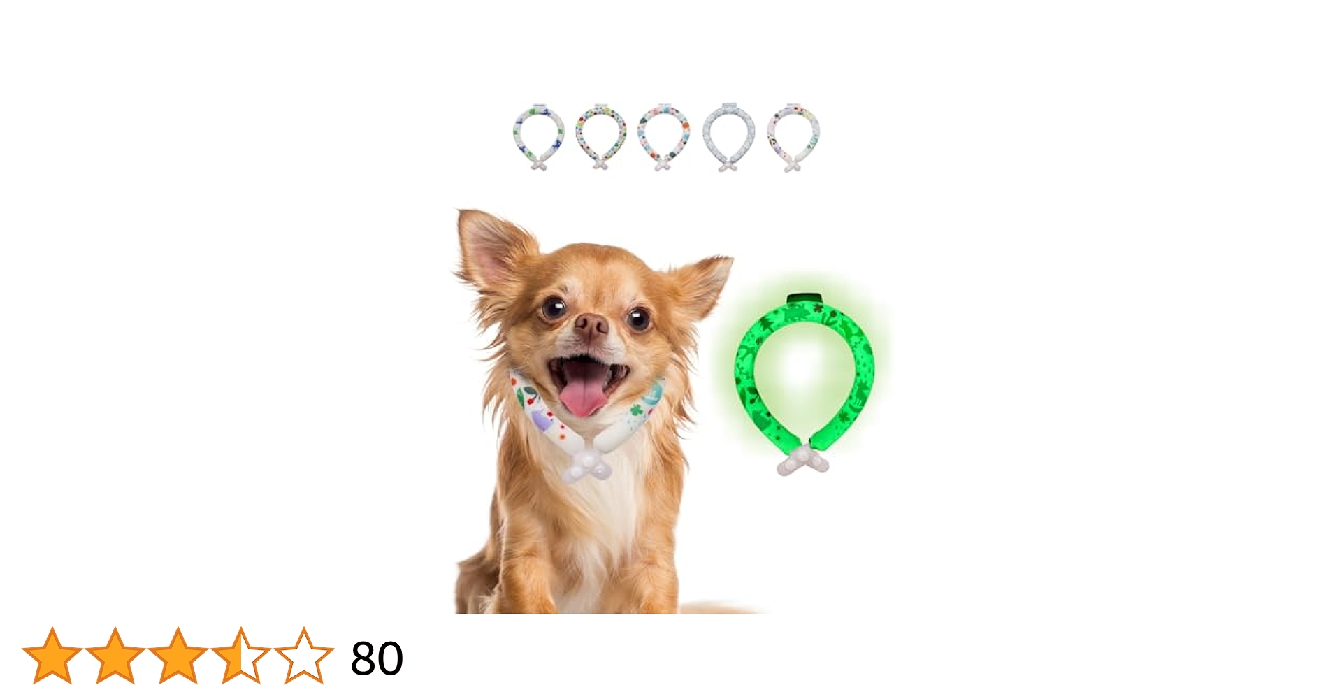 Amazon | Bucci Boo クールリング 犬 ネッククーラー 夜光効果