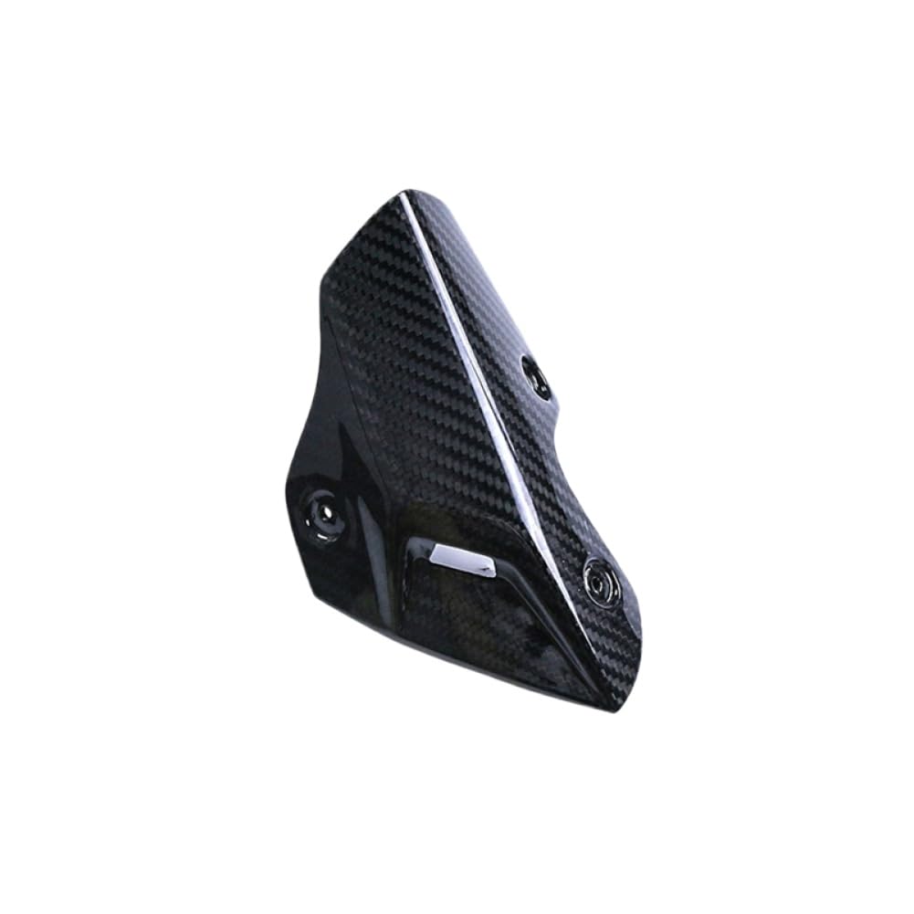 Couvercle échappement moto carbone S1000R protection thermique carénage