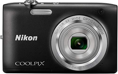 Nikon Coolpix S2800 - Digital Camera - Compact - 20.1 MP - 720P - 5x Optical Zoom - Black (Renewed)