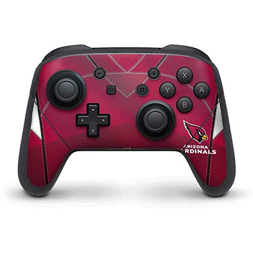 Skinit Decal Gaming Skin Compatible with Nintendo Switch Pro Controller - Officially Licensed NFL Arizona Cardinals Team Jersey Design