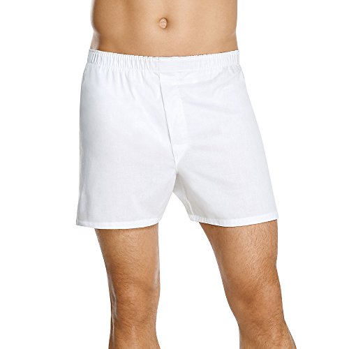 Hanes Men s Tagless Full-Cut Comfort Flex Waistband Boxer 4-Pack XL White