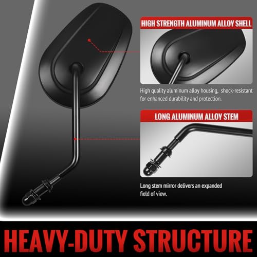 Tvitano Harley-Davidson Handlebar Mirrors