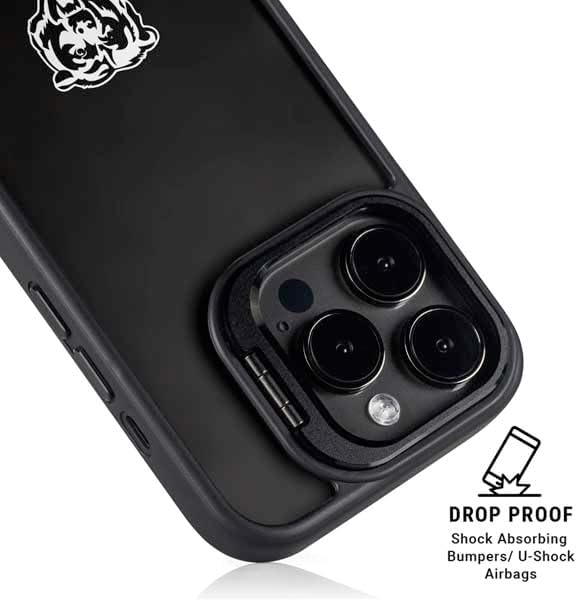 Skinit Kickstand Phone Case Compatible with iPhone 15 Pro Max - Officially Licensed NFL Chicago Bears Shutout Design