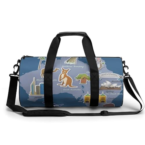 Sac de sport gym Kangourou bagage cabine week-end 45cm