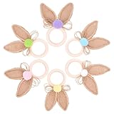 Boho,6 Stück Boho Serviettenverschlüsse - Hasenohren für Festliche | Für Veranstalter Gastgeber Familien Feiern zu Ostern