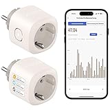 Nooie WLAN Homekit Socket with Current Measurement, Bluetooth Smart Socket, WiFi Plug with Remote...