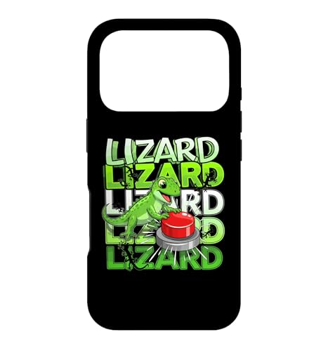 Funny Lizard Button Meme Weirdcore Animal �X�}�z�P�[�X iPhone 17 Pro �p