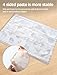 KAshack 45 Pack Sticky Disposable Placemats for Baby & Toddlers,Toddler Placemat 12