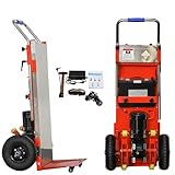 RXFSP 880LB Capacity Electric Stair Climbing Hand Truck – Heavy-Duty Motorized Dolly for Straight & Curved Stairs, Effortless Heavy Load Transport