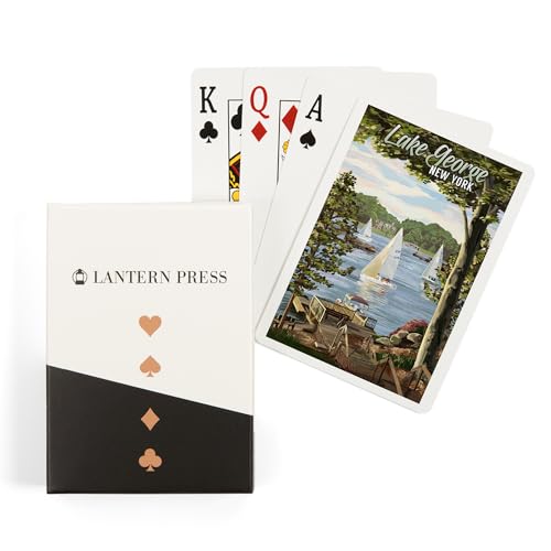 Baraja de 52 cartas tamaño póker Lake George Nueva York