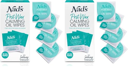 Nad's Post Wax Calming Oil Wipes